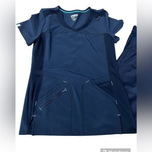 NWOT navy XS scrubs
